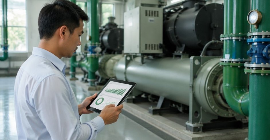 Quản lý xem số liệu trên máy tính bảng trong phòng máy